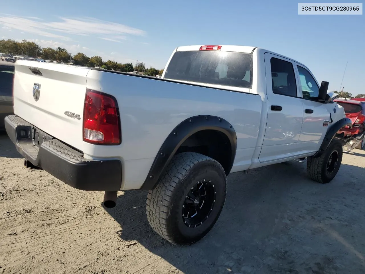 2012 Dodge Ram 2500 St VIN: 3C6TD5CT9CG280965 Lot: 74224424