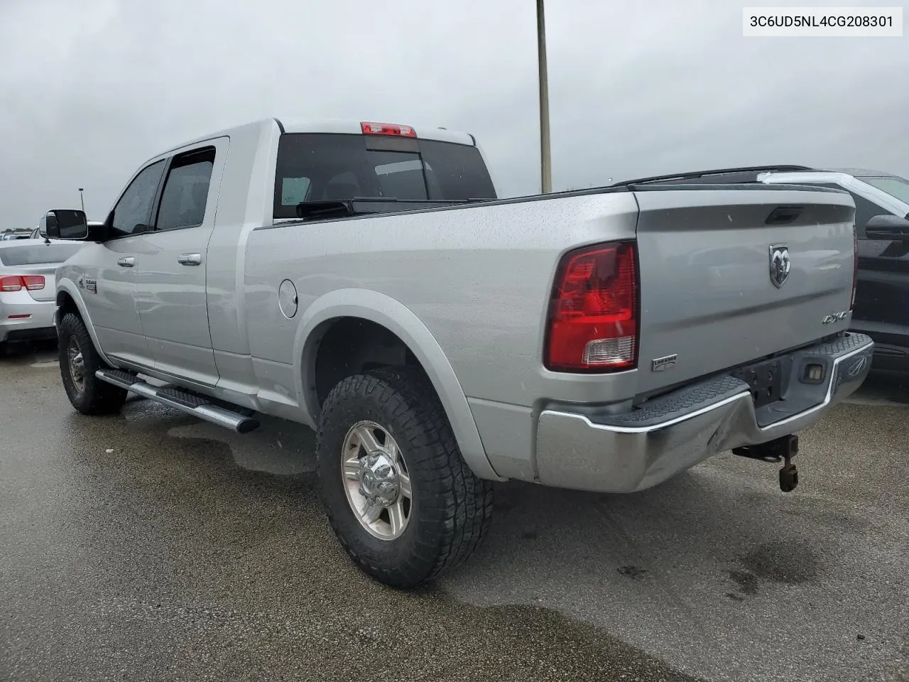 2012 Dodge Ram 2500 Laramie VIN: 3C6UD5NL4CG208301 Lot: 74239994