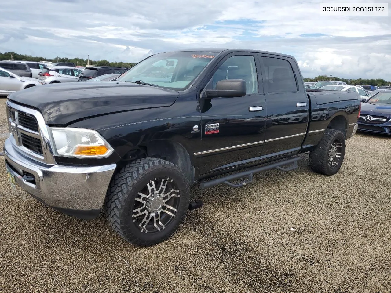 2012 Dodge Ram 2500 Slt VIN: 3C6UD5DL2CG151372 Lot: 74302184