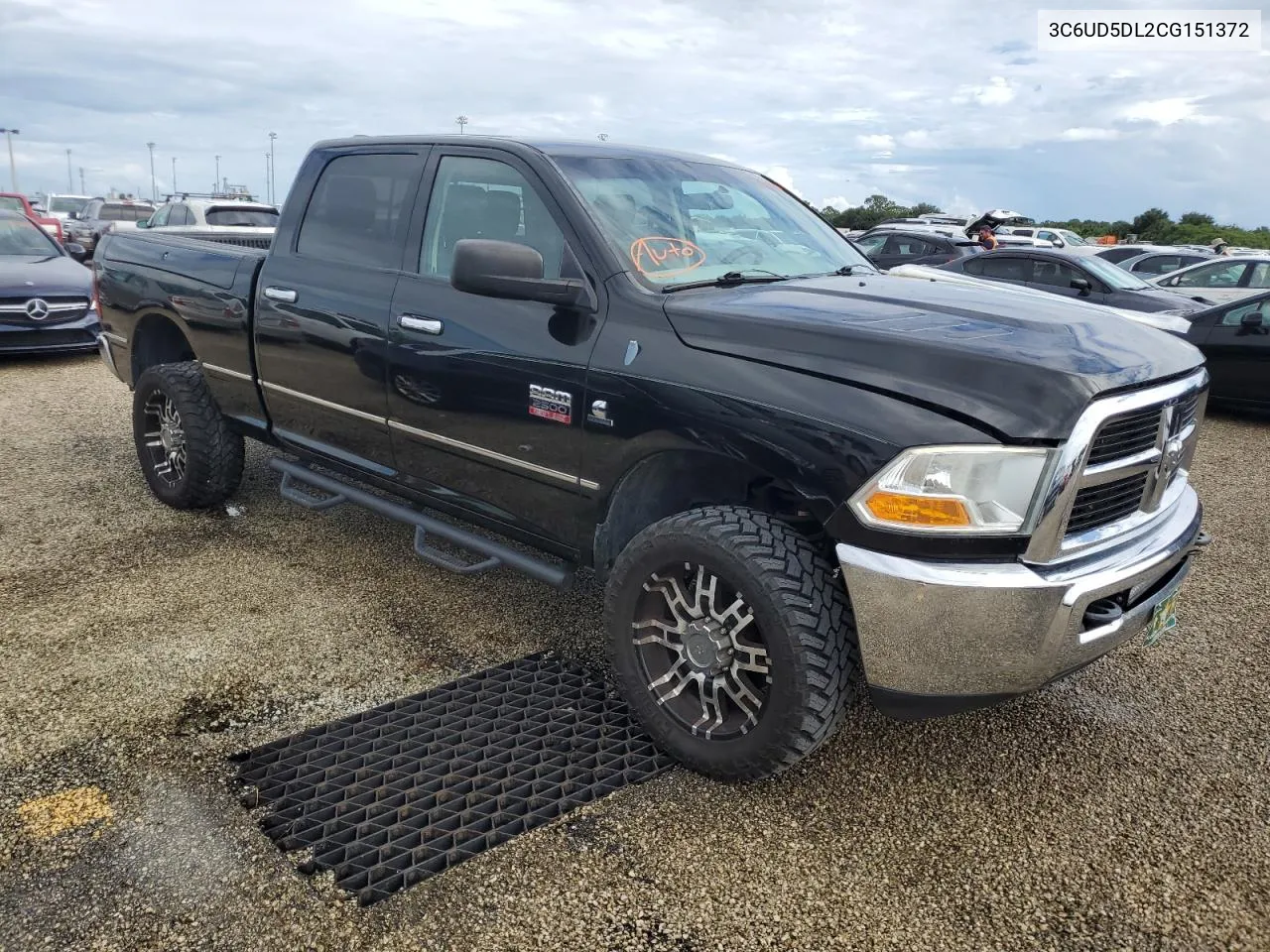 2012 Dodge Ram 2500 Slt VIN: 3C6UD5DL2CG151372 Lot: 74302184