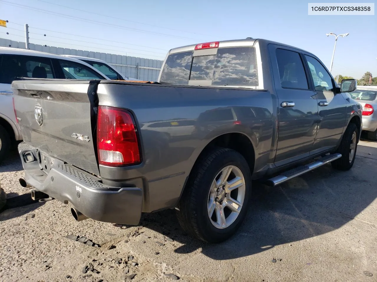 2012 Dodge Ram 1500 Longhorn VIN: 1C6RD7PTXCS348358 Lot: 74329674