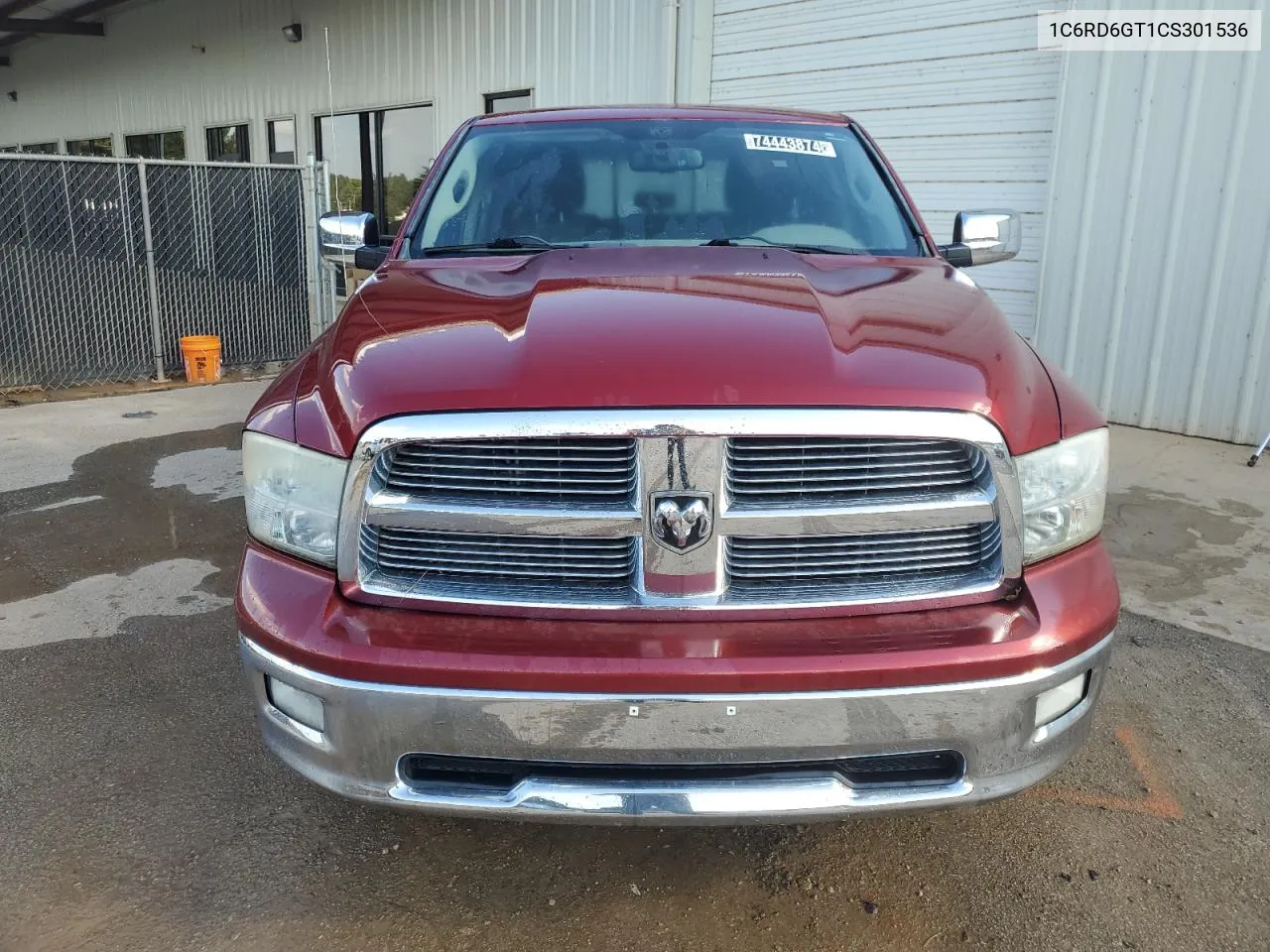 2012 Dodge Ram 1500 Slt VIN: 1C6RD6GT1CS301536 Lot: 74443874