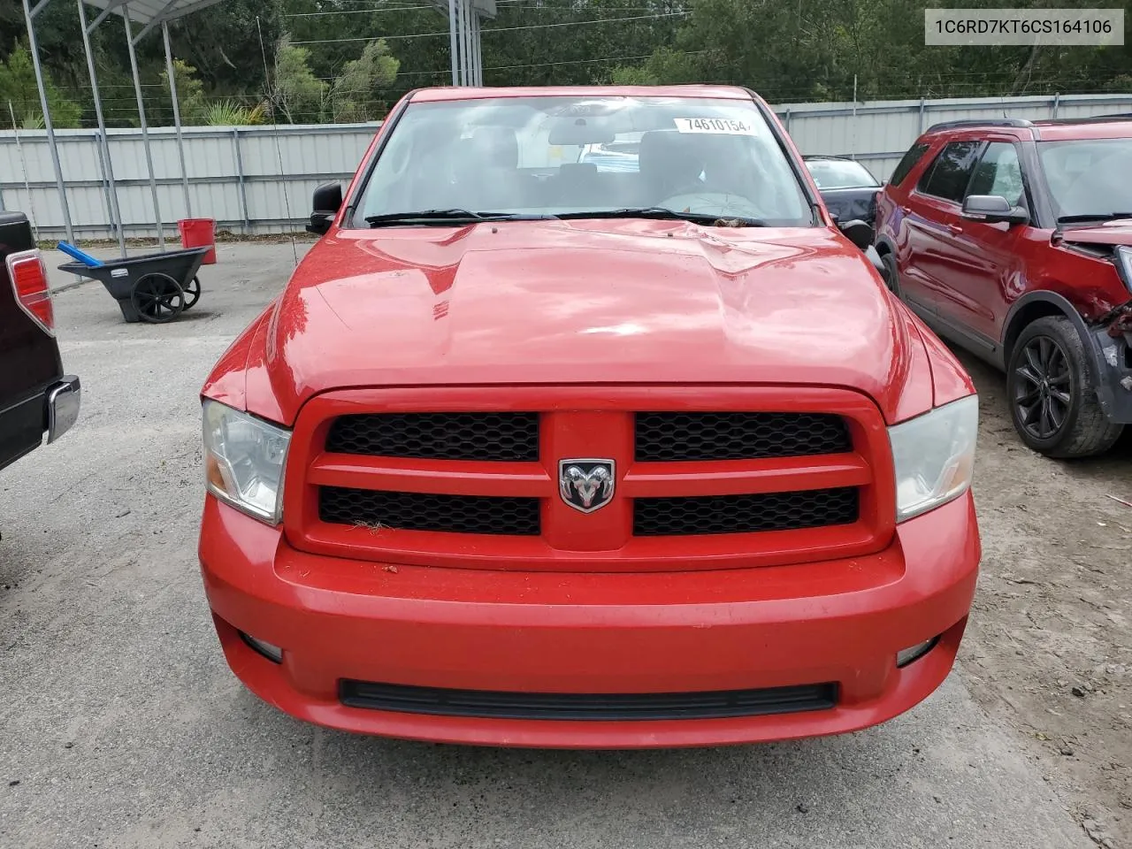 2012 Dodge Ram 1500 St VIN: 1C6RD7KT6CS164106 Lot: 74610154