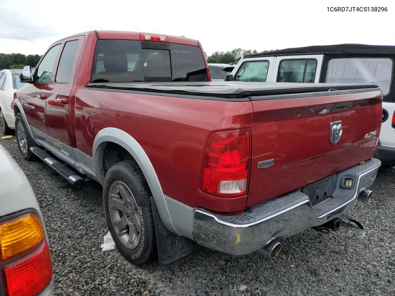 2012 Dodge Ram 1500 Laramie VIN: 1C6RD7JT4CS138296 Lot: 74776274