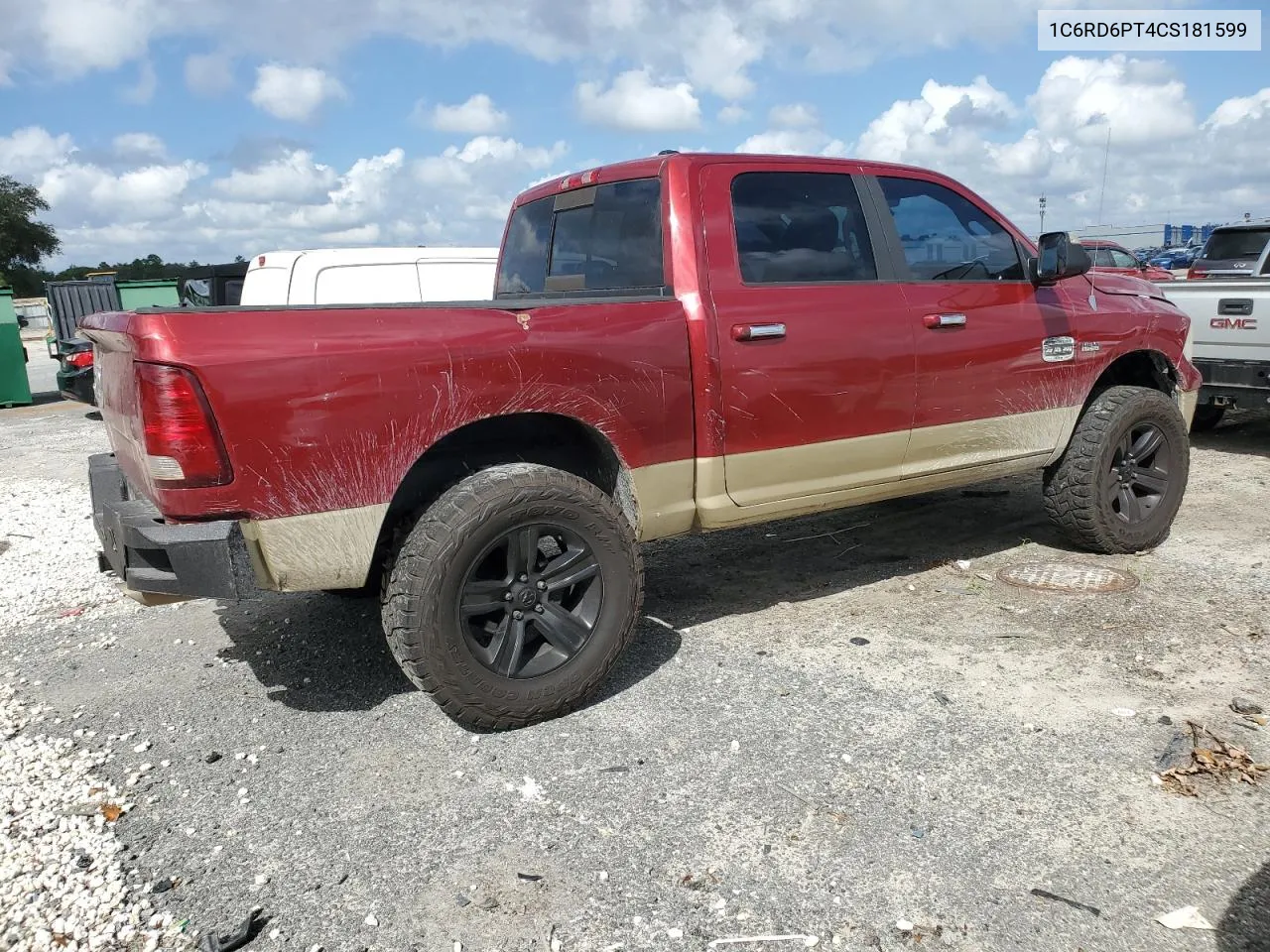 2012 Dodge Ram 1500 Longhorn VIN: 1C6RD6PT4CS181599 Lot: 74798394