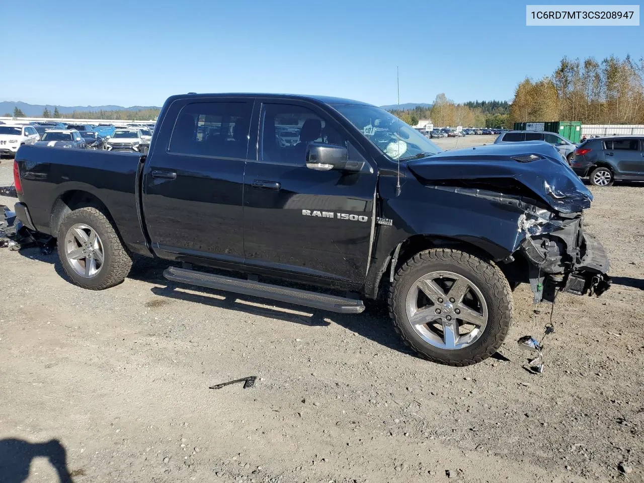 2012 Dodge Ram 1500 Sport VIN: 1C6RD7MT3CS208947 Lot: 74860644