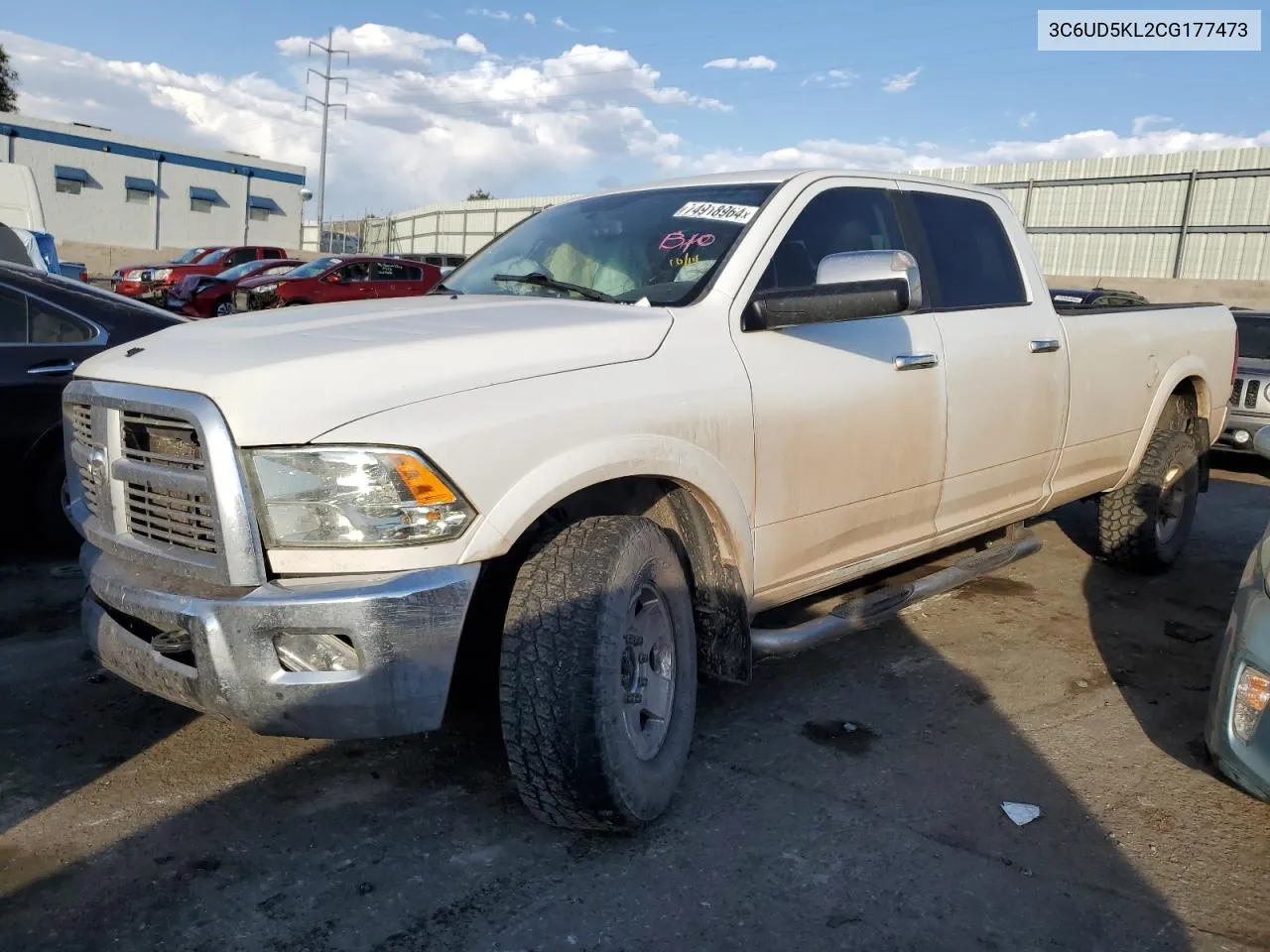 2012 Dodge Ram 2500 Laramie VIN: 3C6UD5KL2CG177473 Lot: 74918964