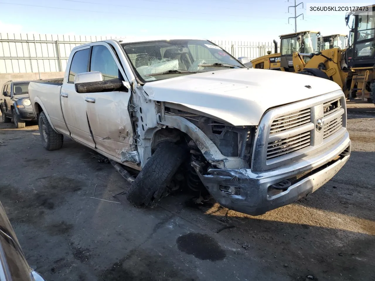 2012 Dodge Ram 2500 Laramie VIN: 3C6UD5KL2CG177473 Lot: 74918964