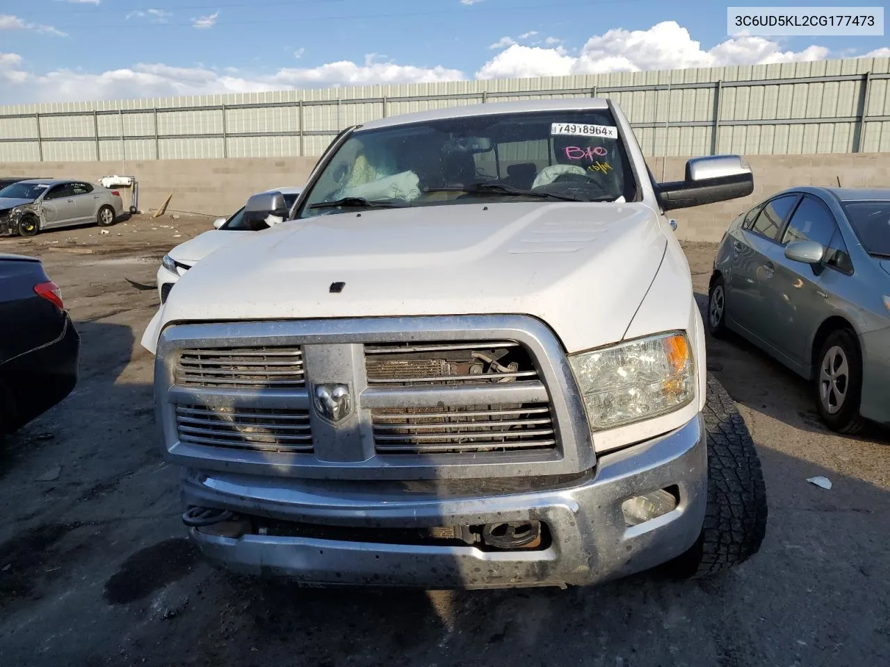 2012 Dodge Ram 2500 Laramie VIN: 3C6UD5KL2CG177473 Lot: 74918964