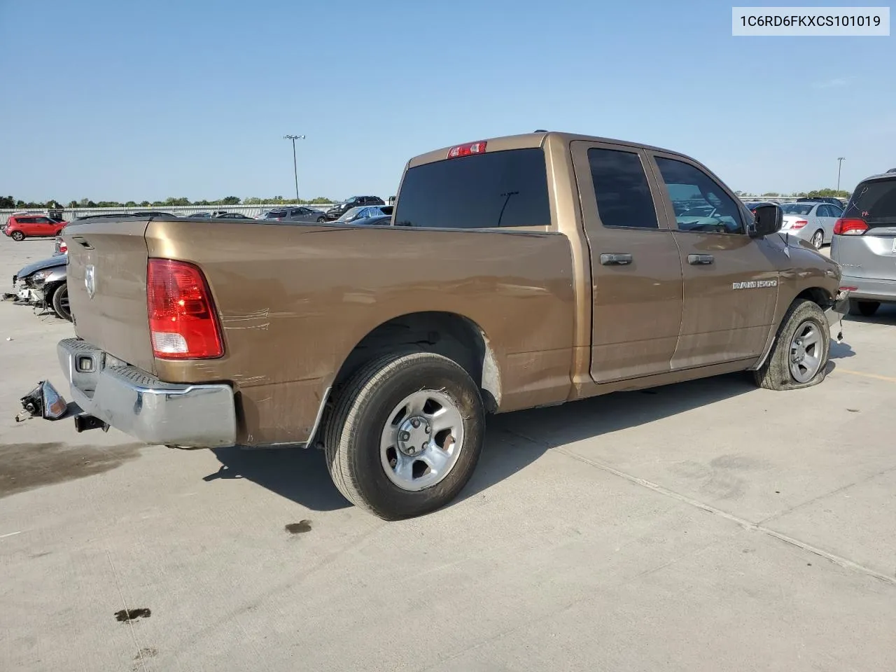 2012 Dodge Ram 1500 St VIN: 1C6RD6FKXCS101019 Lot: 75009644