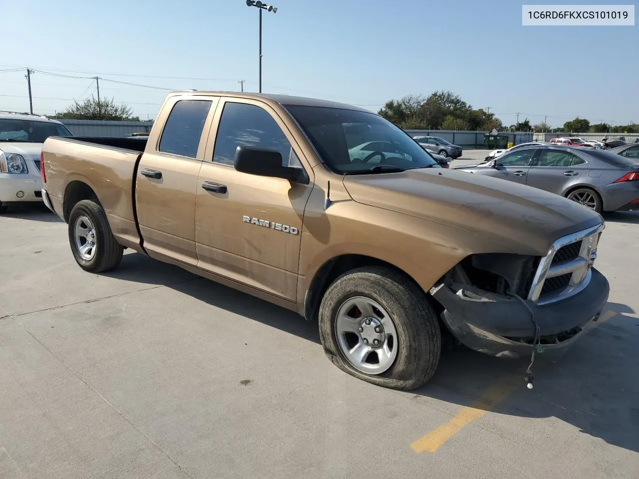 2012 Dodge Ram 1500 St VIN: 1C6RD6FKXCS101019 Lot: 75009644