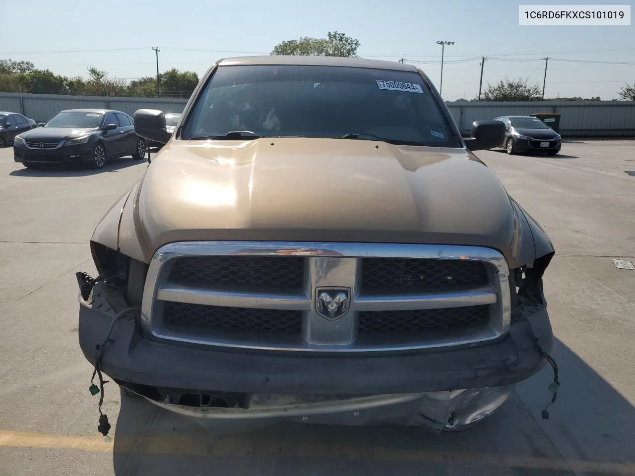 2012 Dodge Ram 1500 St VIN: 1C6RD6FKXCS101019 Lot: 75009644