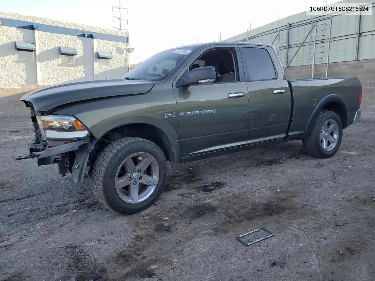 2012 Dodge Ram 1500 Slt VIN: 1C6RD7GT5CS215524 Lot: 75044964