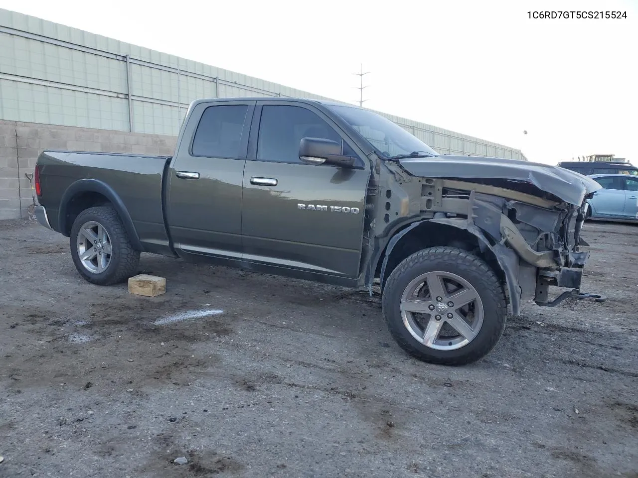 2012 Dodge Ram 1500 Slt VIN: 1C6RD7GT5CS215524 Lot: 75044964