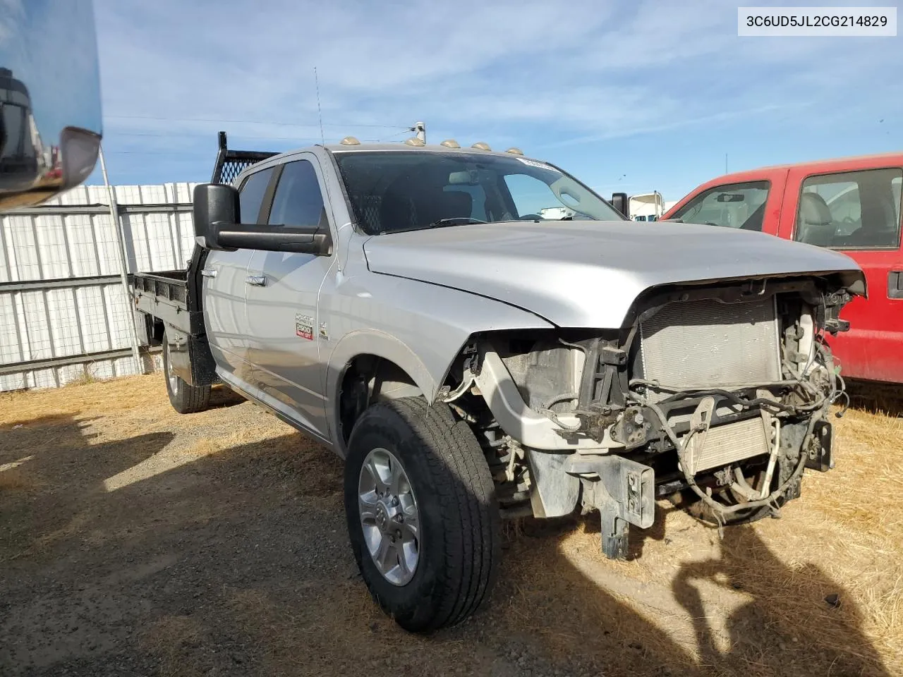 2012 Dodge Ram 2500 Slt VIN: 3C6UD5JL2CG214829 Lot: 75047584