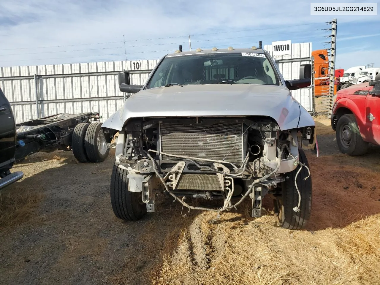 2012 Dodge Ram 2500 Slt VIN: 3C6UD5JL2CG214829 Lot: 75047584