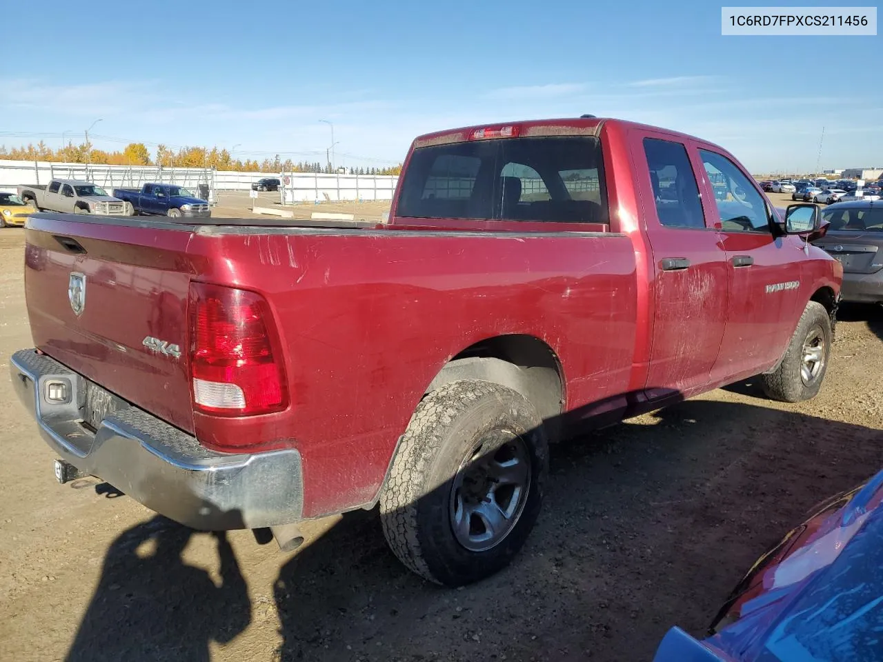 1C6RD7FPXCS211456 2012 Dodge Ram 1500 St