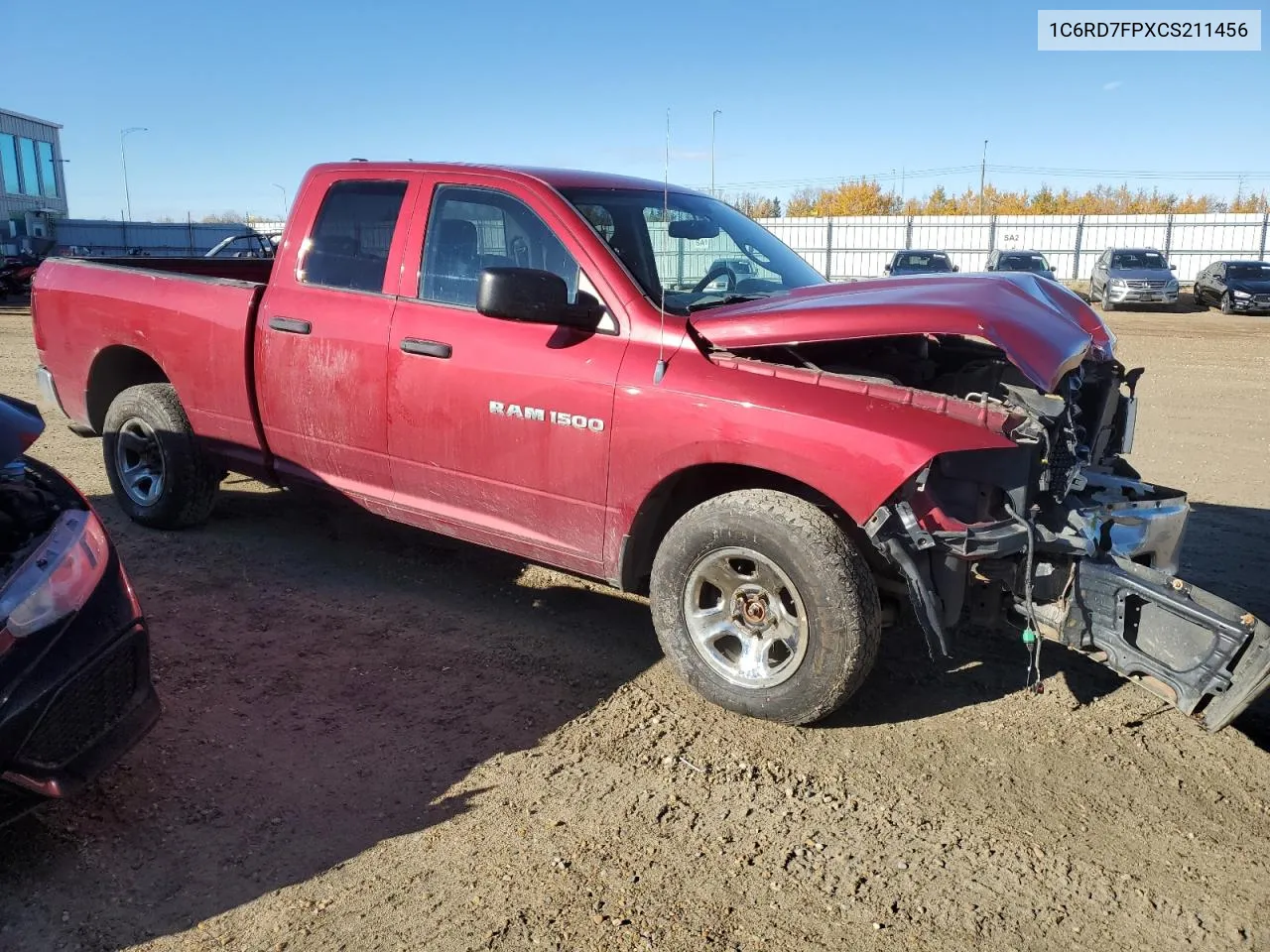 1C6RD7FPXCS211456 2012 Dodge Ram 1500 St