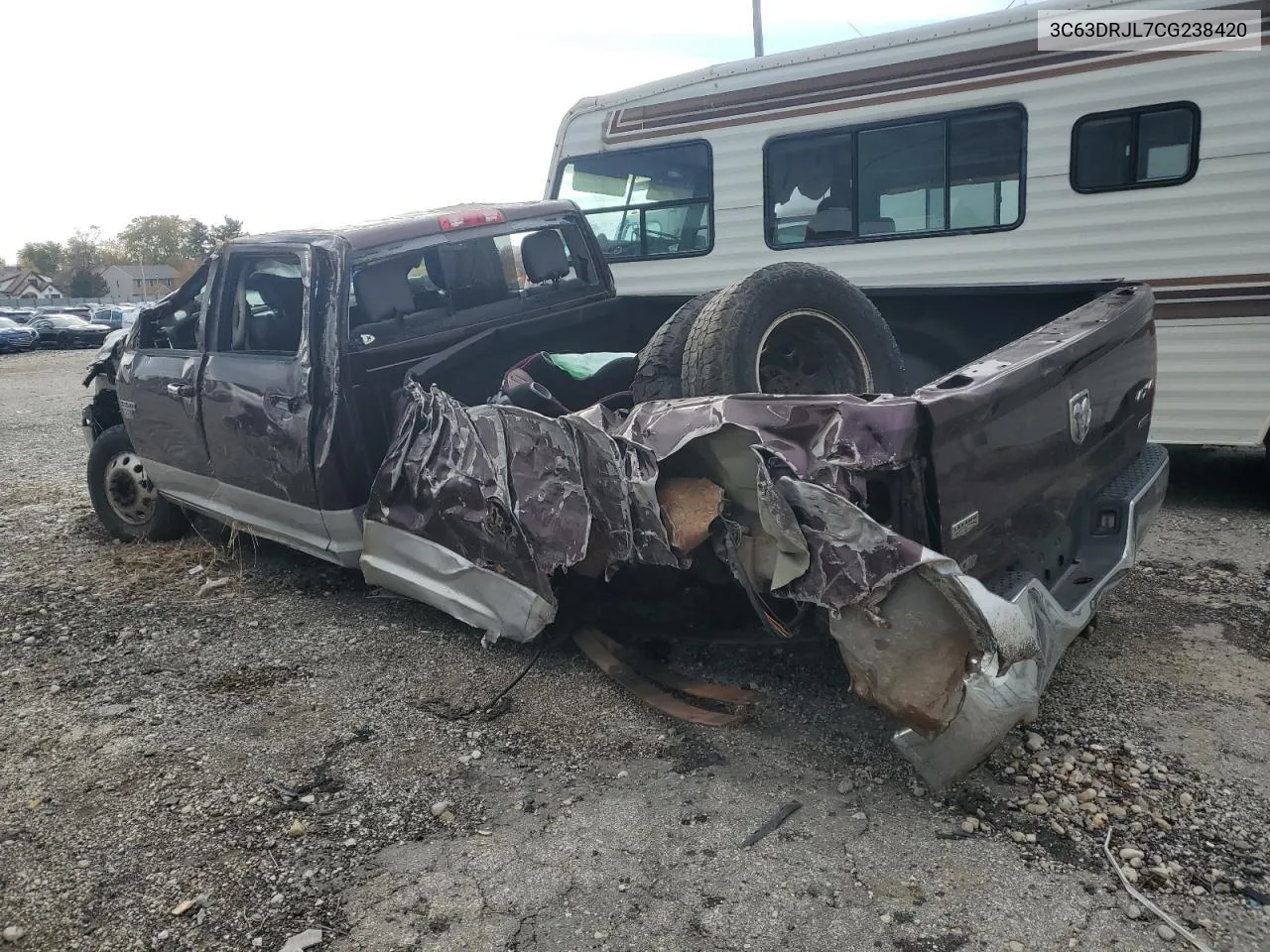 2012 Dodge Ram 3500 Laramie VIN: 3C63DRJL7CG238420 Lot: 75295934