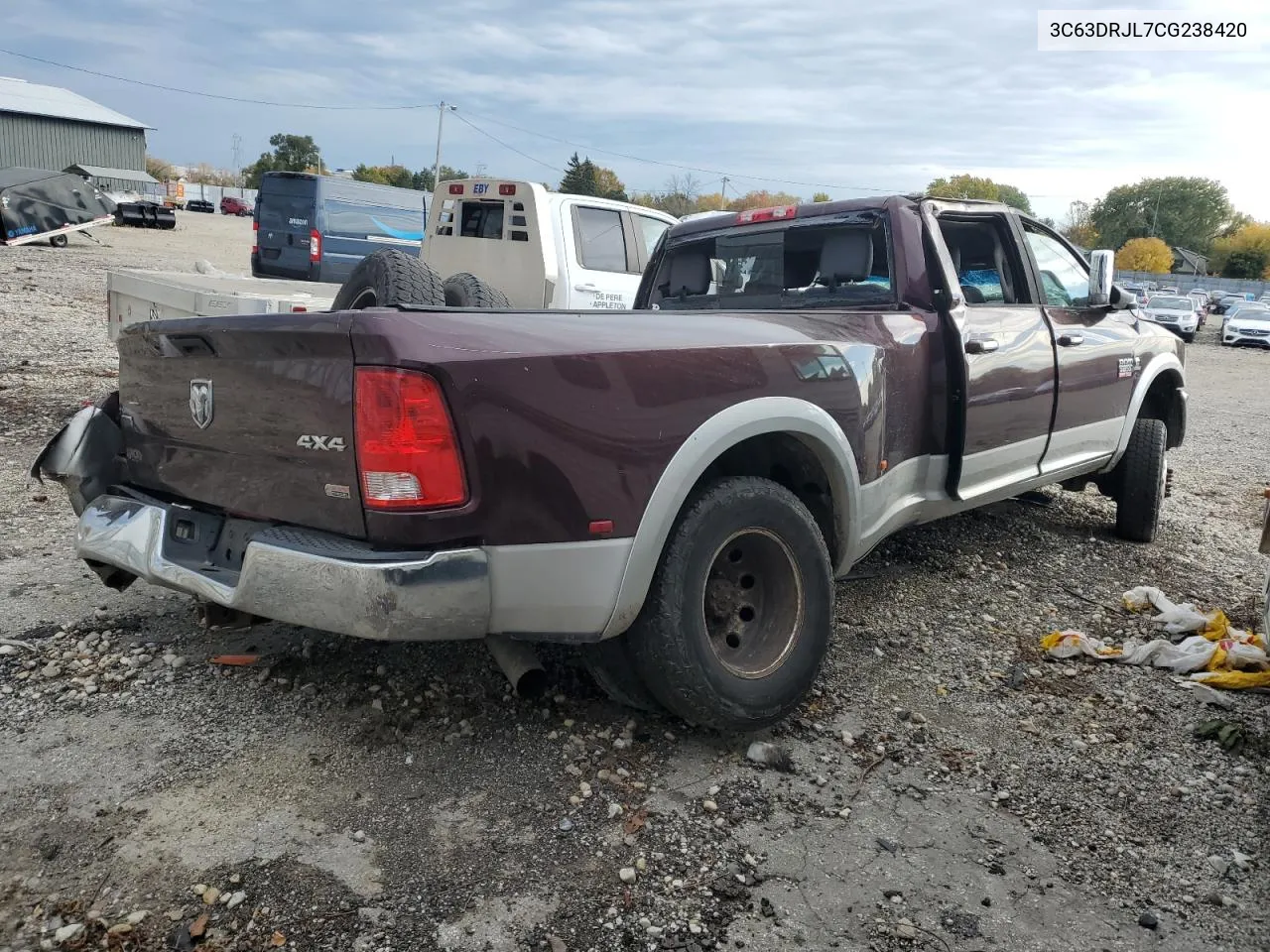 3C63DRJL7CG238420 2012 Dodge Ram 3500 Laramie