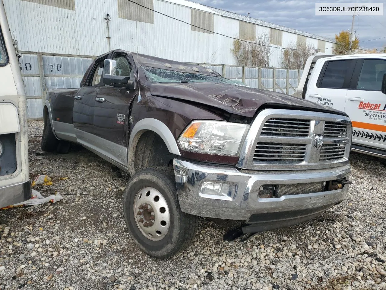 2012 Dodge Ram 3500 Laramie VIN: 3C63DRJL7CG238420 Lot: 75295934