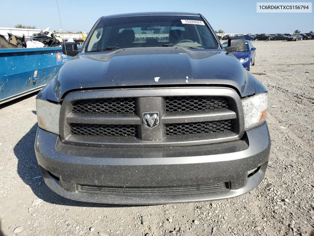 2012 Dodge Ram 1500 St VIN: 1C6RD6KTXCS156794 Lot: 75320924