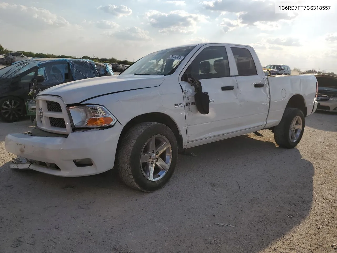 2012 Dodge Ram 1500 St VIN: 1C6RD7FT7CS318557 Lot: 75347884