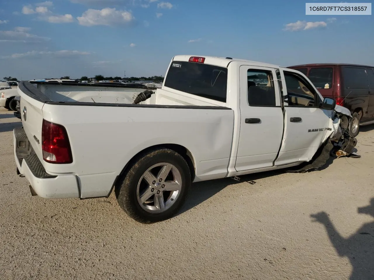 2012 Dodge Ram 1500 St VIN: 1C6RD7FT7CS318557 Lot: 75347884