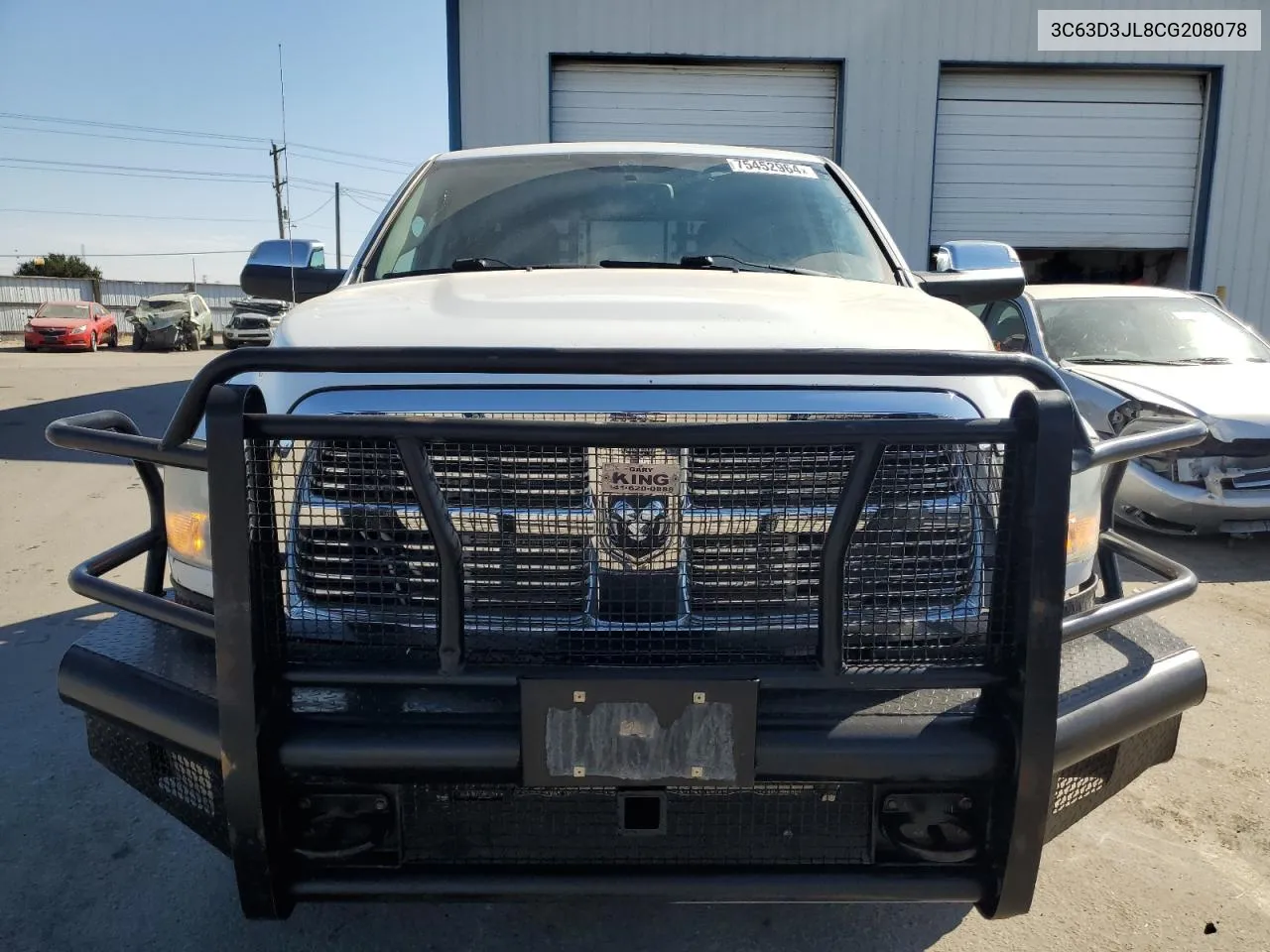 2012 Dodge Ram 3500 Laramie VIN: 3C63D3JL8CG208078 Lot: 75452964