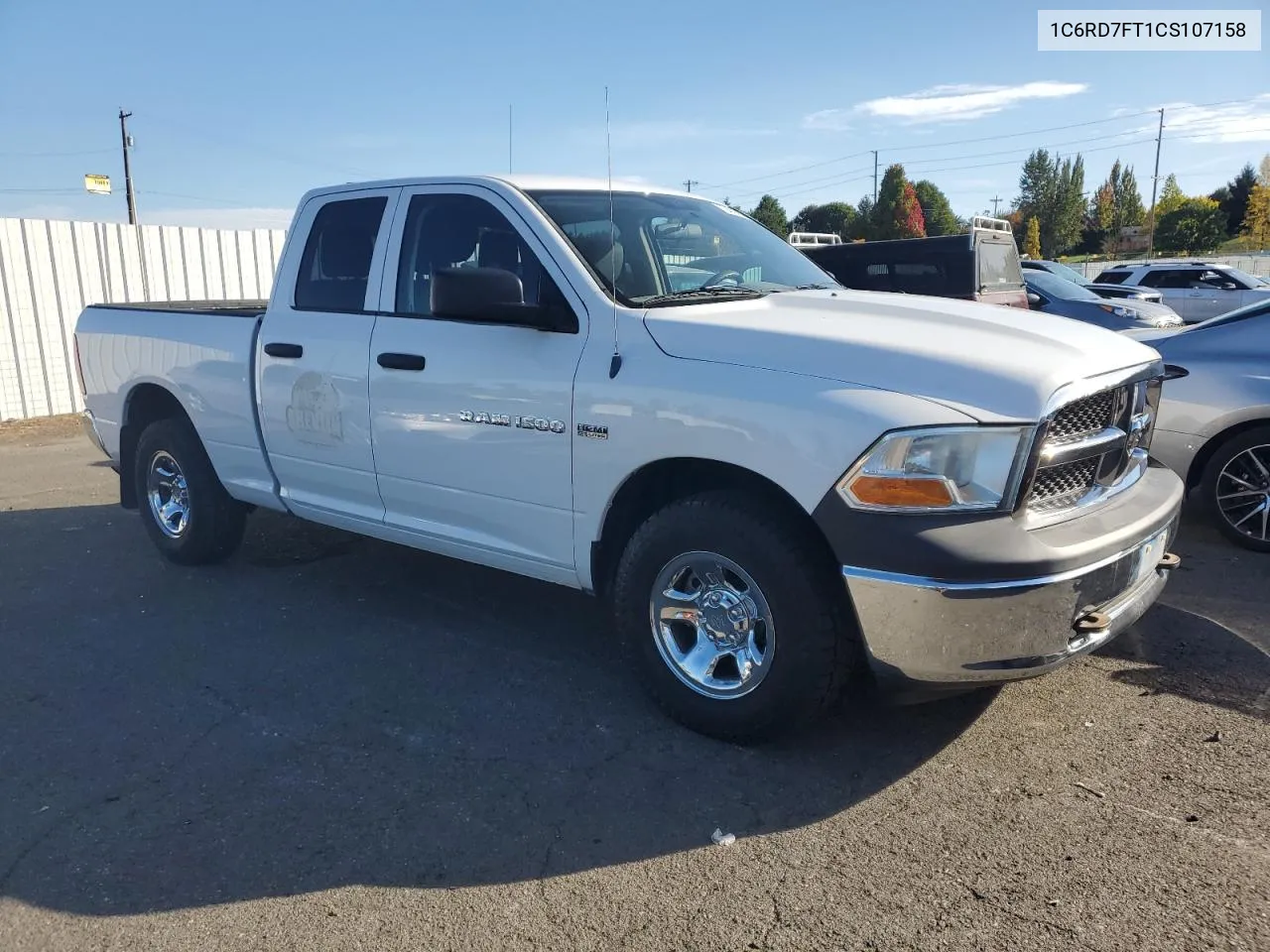 1C6RD7FT1CS107158 2012 Dodge Ram 1500 St