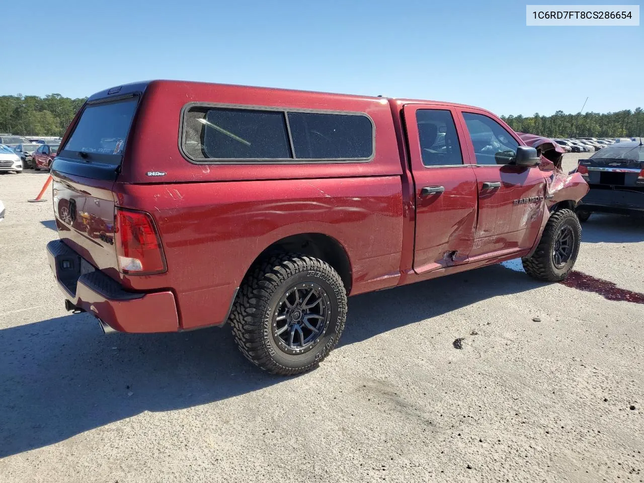 2012 Dodge Ram 1500 St VIN: 1C6RD7FT8CS286654 Lot: 75491864