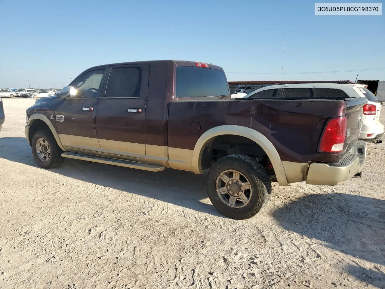 2012 Dodge Ram 2500 Longhorn VIN: 3C6UD5PL8CG198370 Lot: 75526794