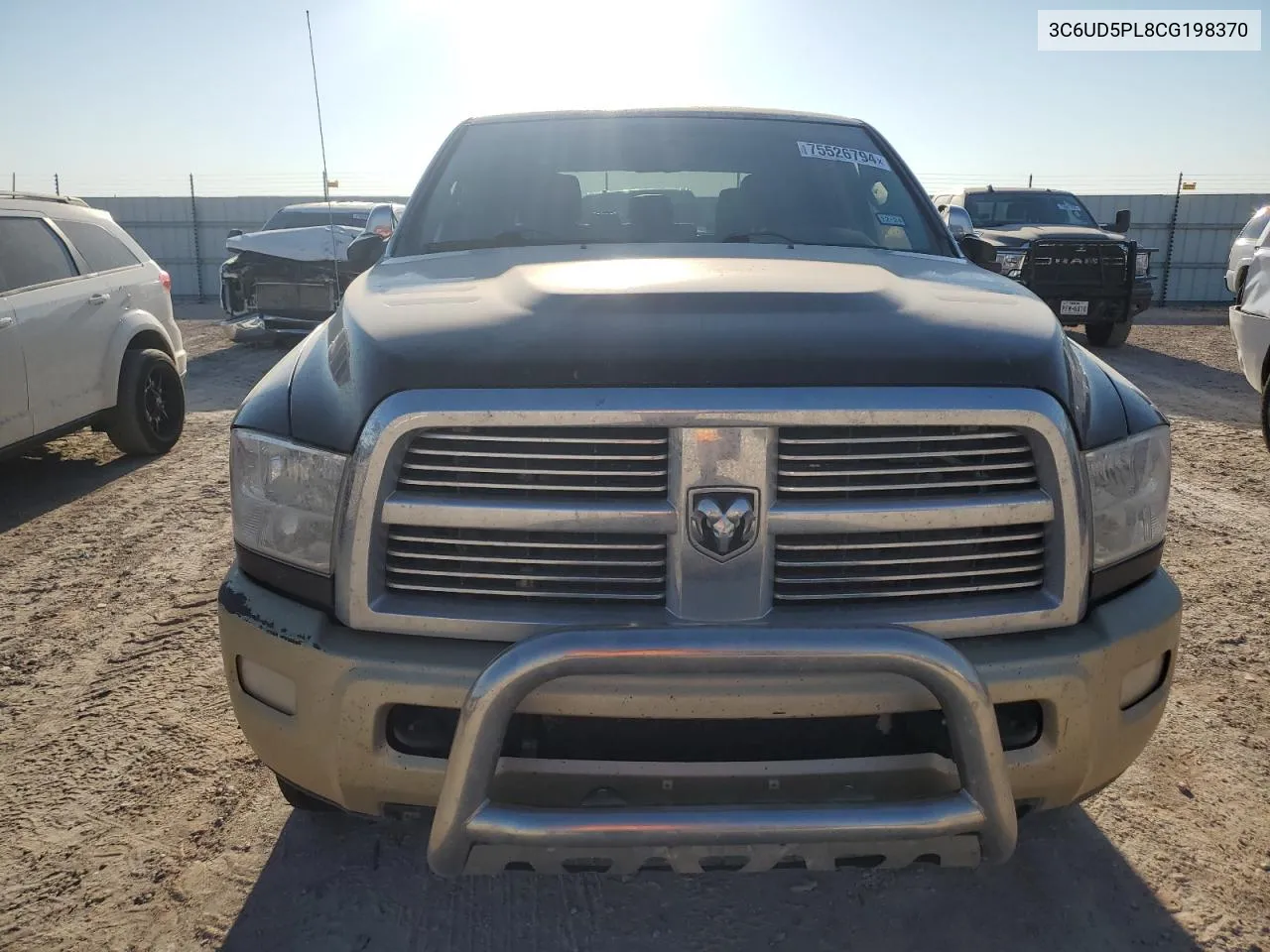 2012 Dodge Ram 2500 Longhorn VIN: 3C6UD5PL8CG198370 Lot: 75526794