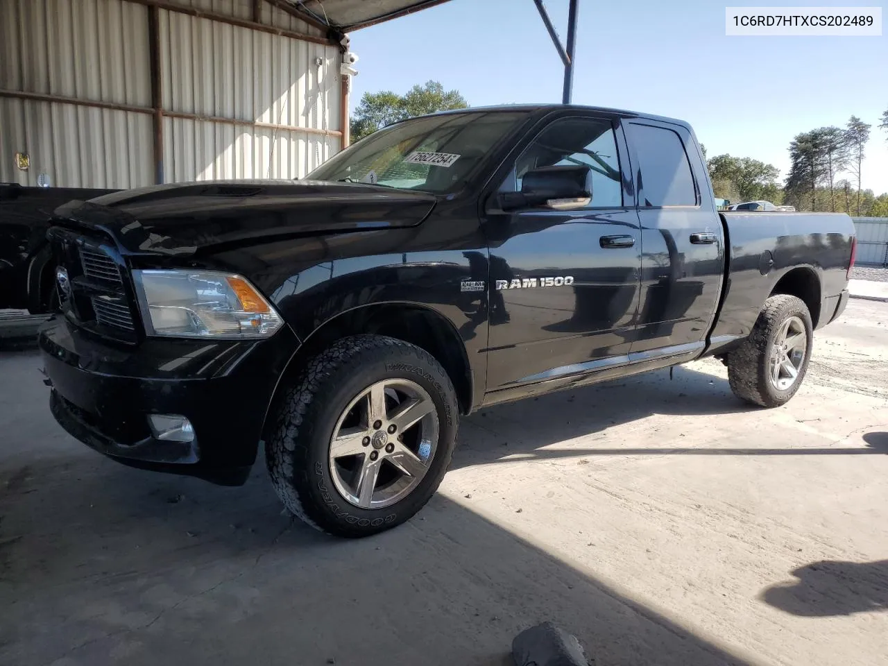 2012 Dodge Ram 1500 Sport VIN: 1C6RD7HTXCS202489 Lot: 75627254