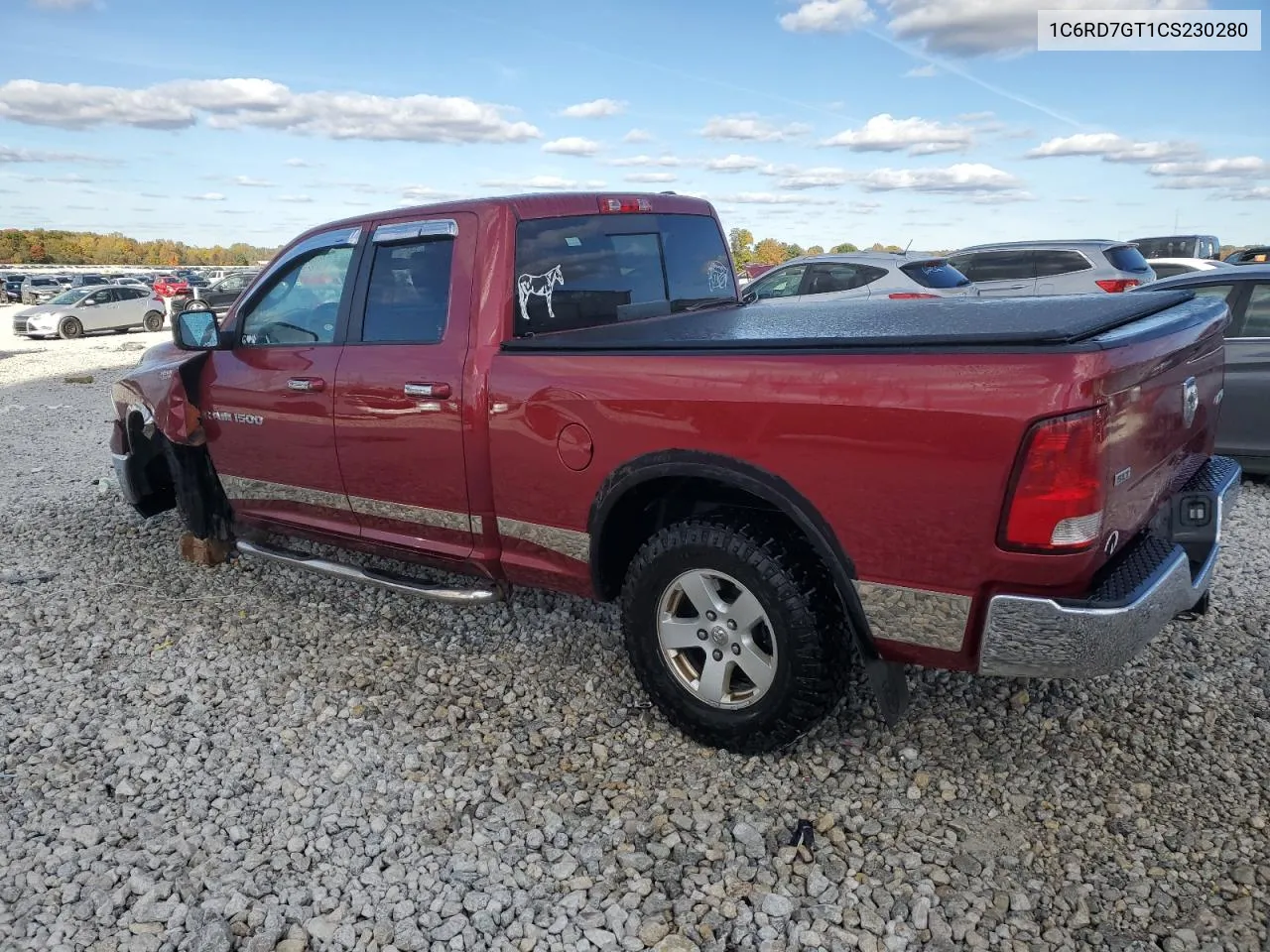 2012 Dodge Ram 1500 Slt VIN: 1C6RD7GT1CS230280 Lot: 75635734