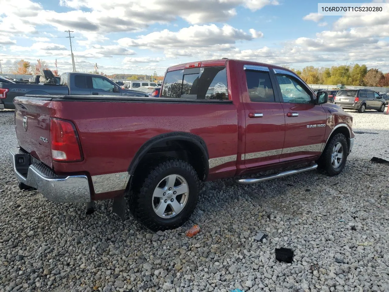 2012 Dodge Ram 1500 Slt VIN: 1C6RD7GT1CS230280 Lot: 75635734