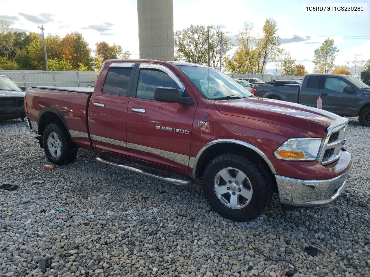 1C6RD7GT1CS230280 2012 Dodge Ram 1500 Slt