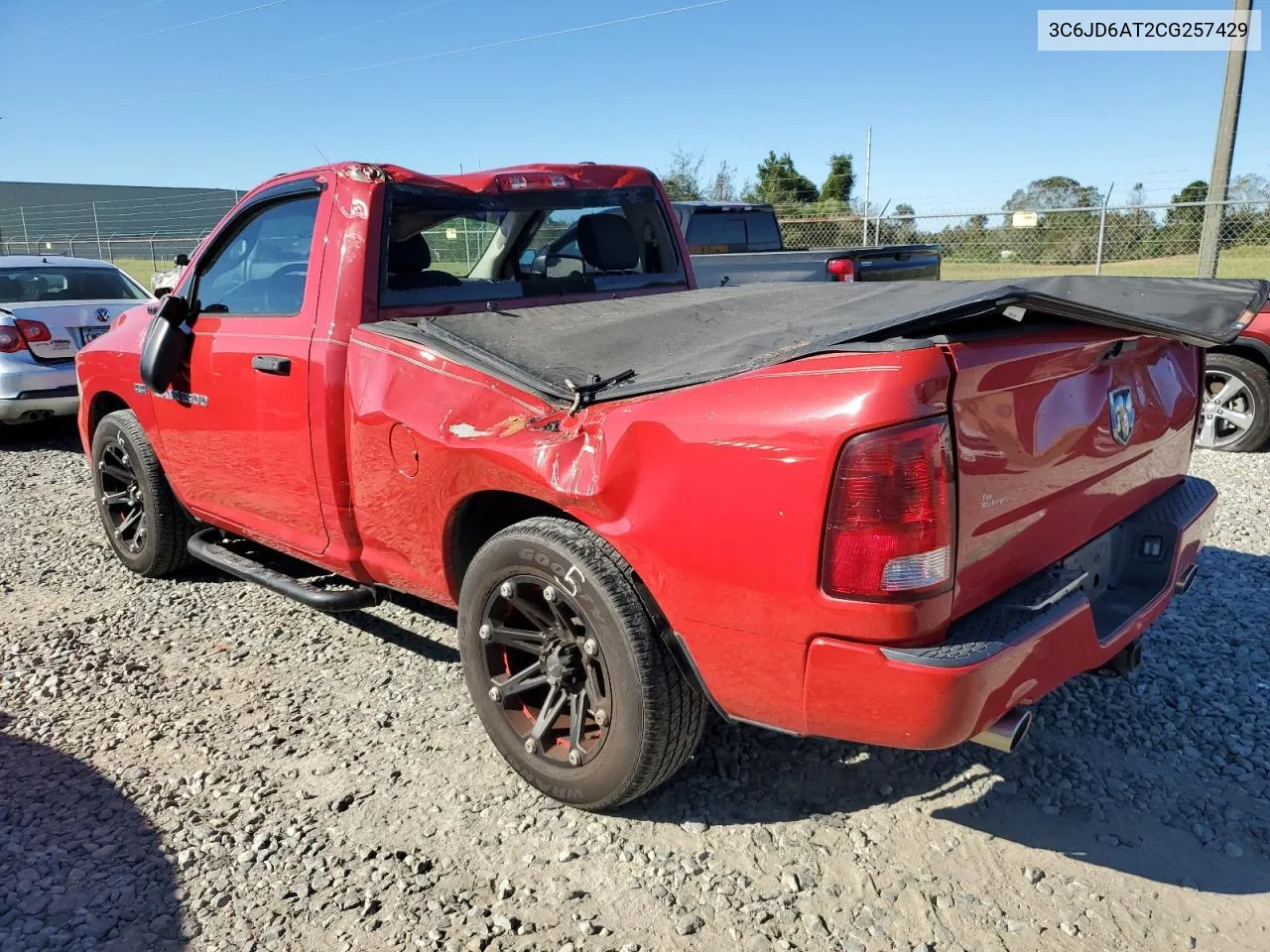 2012 Dodge Ram 1500 St VIN: 3C6JD6AT2CG257429 Lot: 75646944