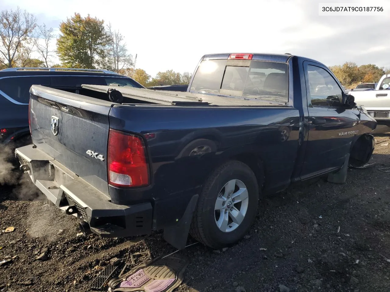 2012 Dodge Ram 1500 St VIN: 3C6JD7AT9CG187756 Lot: 75686004