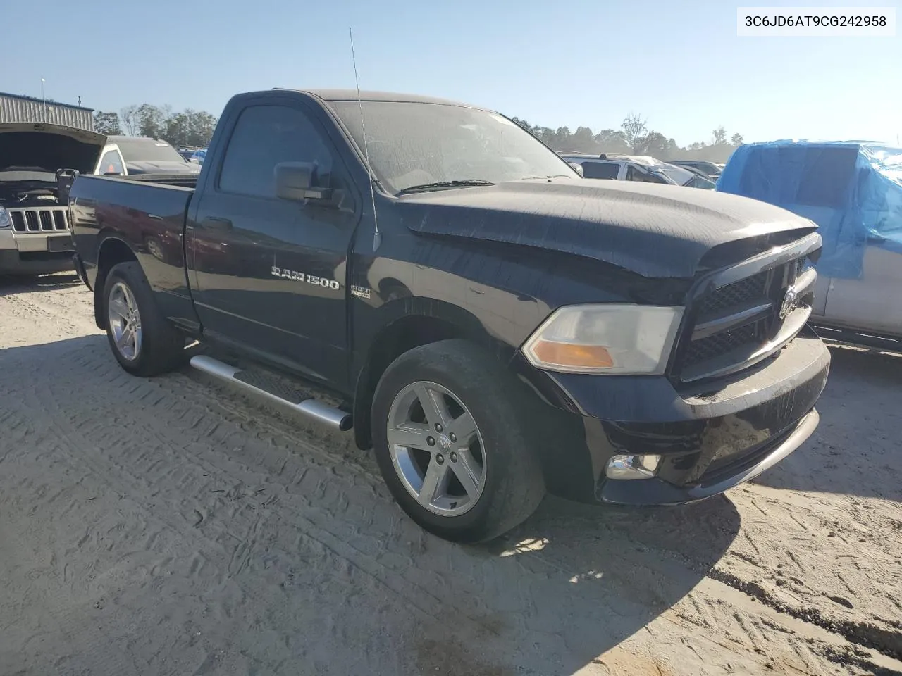 2012 Dodge Ram 1500 St VIN: 3C6JD6AT9CG242958 Lot: 75686474