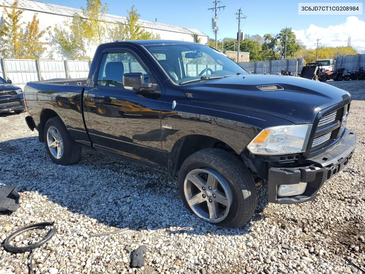 2012 Dodge Ram 1500 Sport VIN: 3C6JD7CT1CG208984 Lot: 75732624