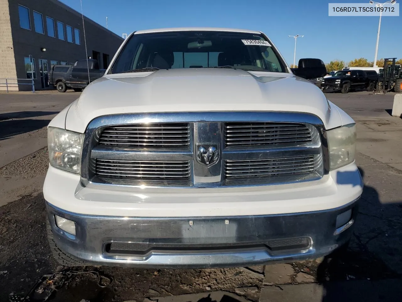 2012 Dodge Ram 1500 Slt VIN: 1C6RD7LT5CS109712 Lot: 75830494