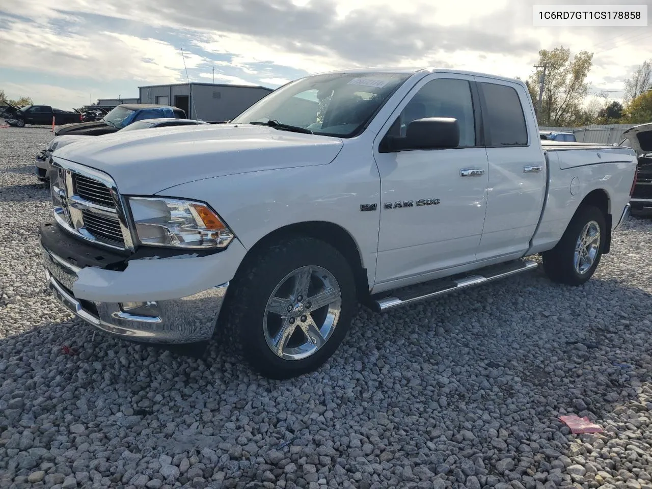 2012 Dodge Ram 1500 Slt VIN: 1C6RD7GT1CS178858 Lot: 75872174