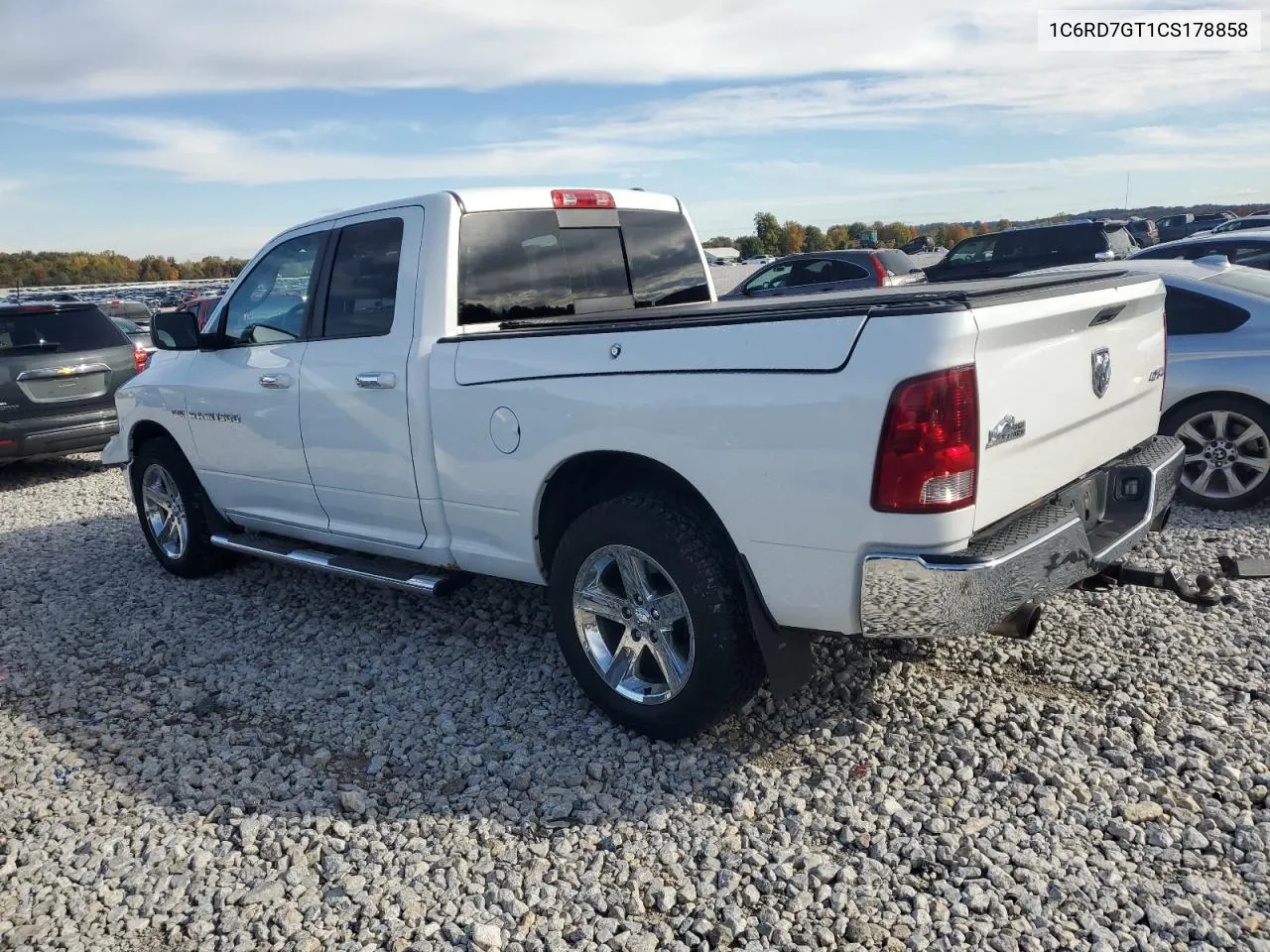 2012 Dodge Ram 1500 Slt VIN: 1C6RD7GT1CS178858 Lot: 75872174