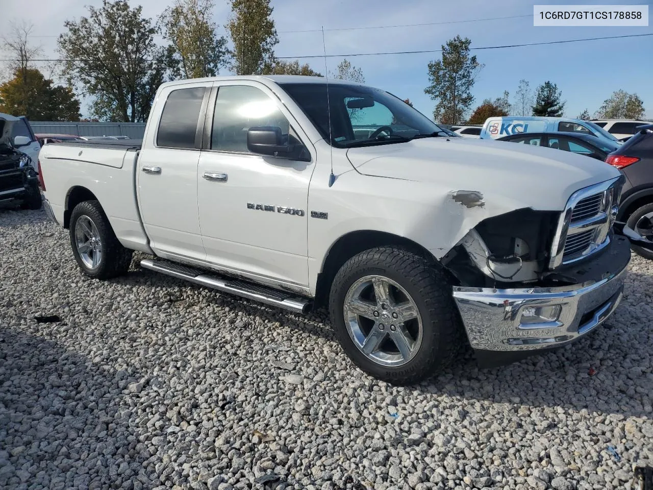 2012 Dodge Ram 1500 Slt VIN: 1C6RD7GT1CS178858 Lot: 75872174