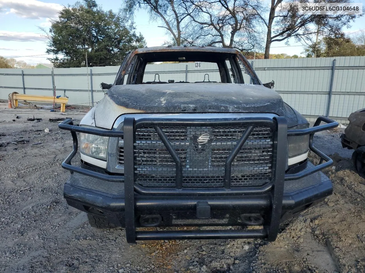 2012 Dodge Ram 2500 Laramie VIN: 3C6UD5FL6CG104648 Lot: 75880244