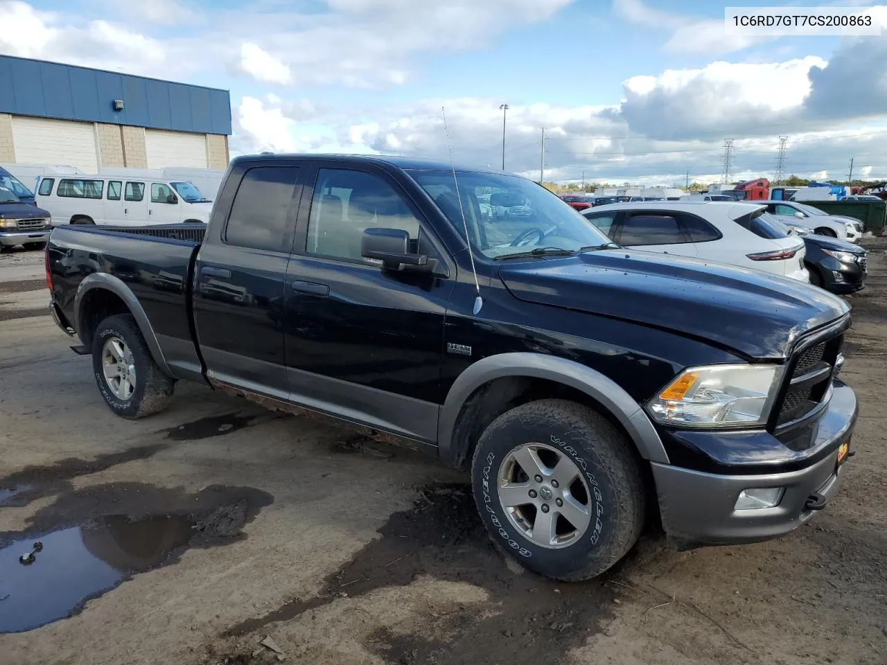 2012 Dodge Ram 1500 Slt VIN: 1C6RD7GT7CS200863 Lot: 75919014