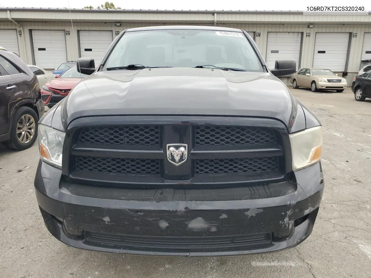 2012 Dodge Ram 1500 St VIN: 1C6RD7KT2CS320240 Lot: 75961514