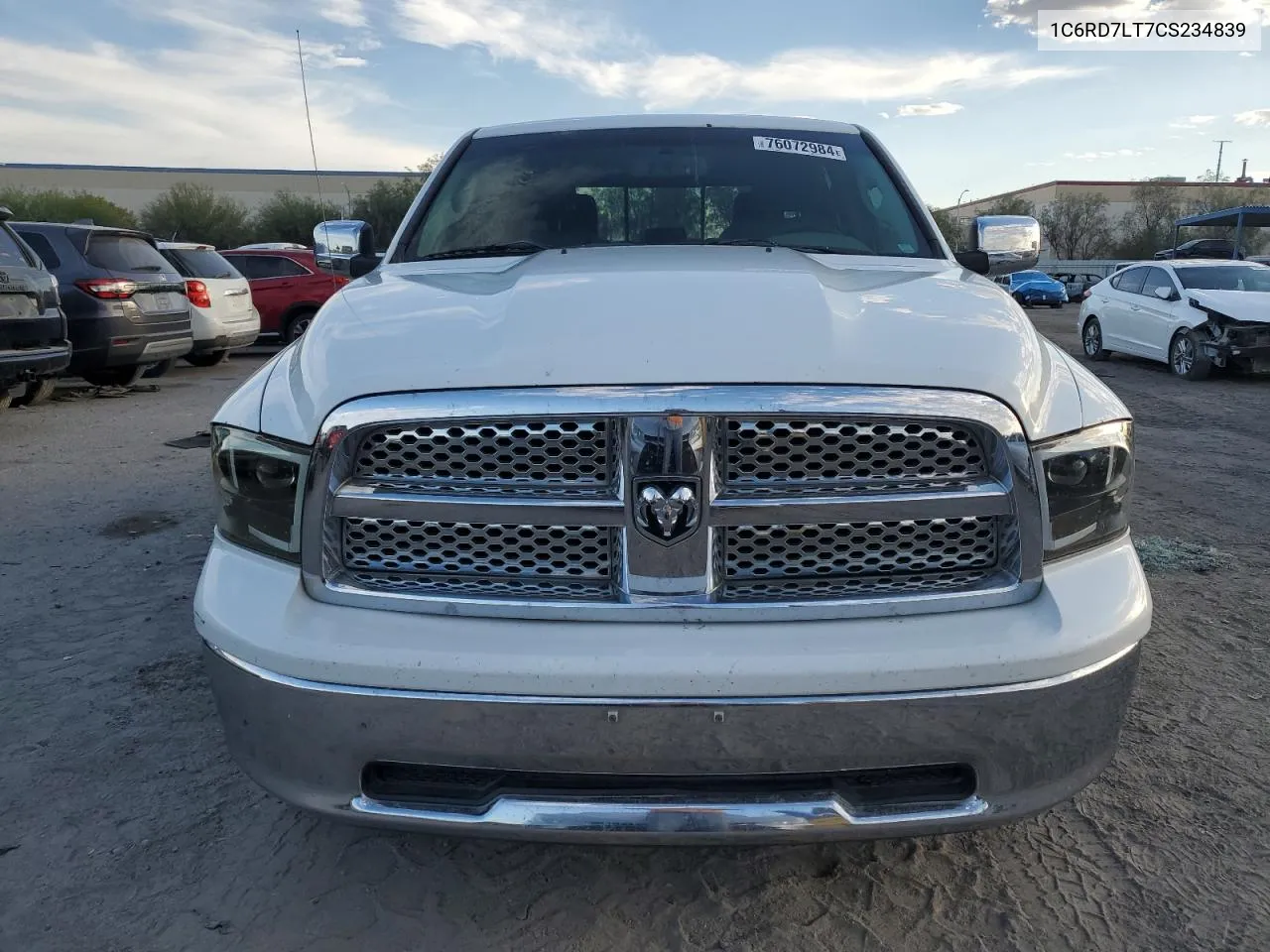 1C6RD7LT7CS234839 2012 Dodge Ram 1500 Slt