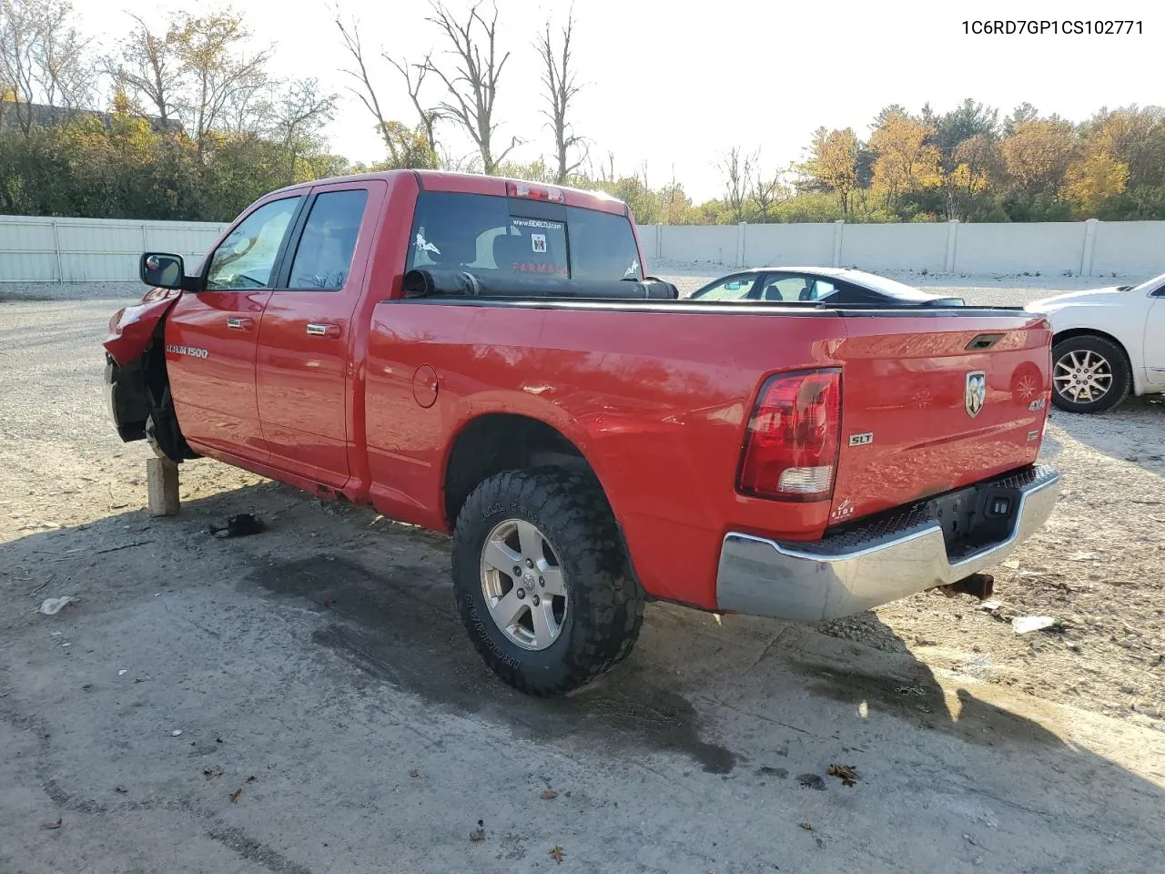 2012 Dodge Ram 1500 Slt VIN: 1C6RD7GP1CS102771 Lot: 76117854